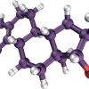 The molecular form for a type of estrogen called estriol. High levels of estrogen has shown to be a risk factor for breast cancer.