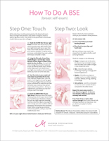 Download a print-friendly one-page PDF flier on "How To Do a Breast Self-Exam (BSE)"