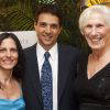 Phyllis Macchio, actor and MC Ralph Macchio and The Maurer Foundation Founder Dr. Virginia Maurer at the 2011 Pink Diamond Dinner.