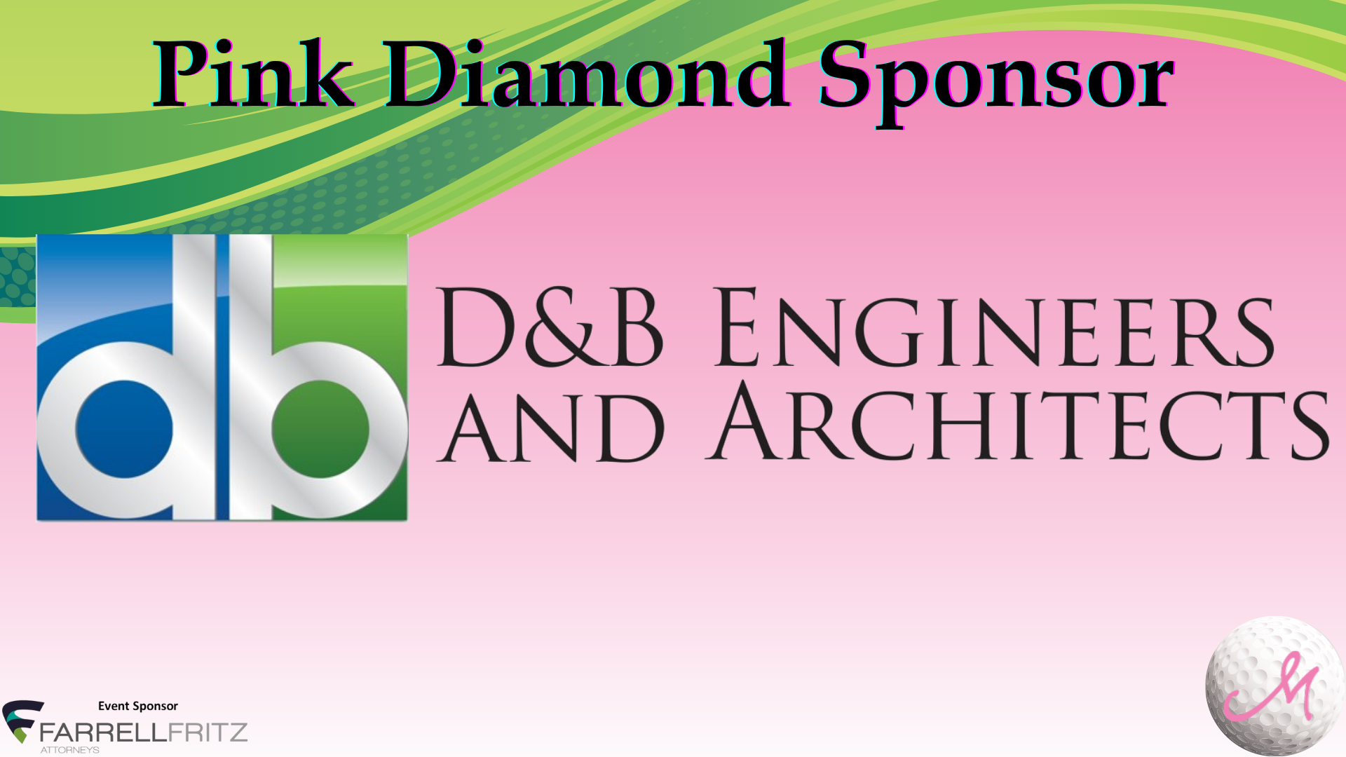 E-Journal – Golf 2022 – Pink Diamond Sponsor – D&B Architects & Engineers