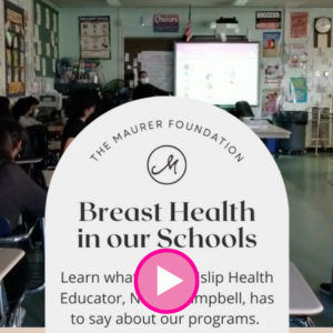 Breast Health Education in Our Schools