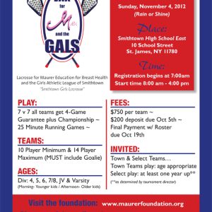 High School Girls Lacrosse Tournament Supports Breast Health Education