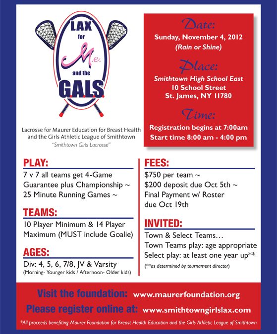 High School Girls Lacrosse Tournament Supports Breast Health Education