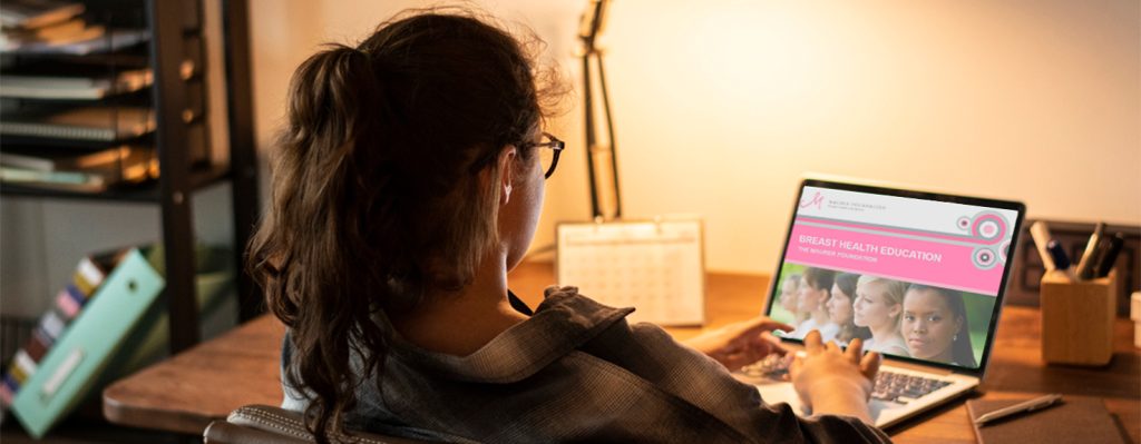 teen on laptop