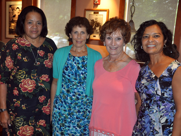 Maurer Foundation Development Associate Margarita Fox (far left), LI2Day Executive Director Ginny Salerno and Treasurer Noreen Wohlgemuth, and Maurer Foundation Executive Director Susan Samaroo (far right) at the award luncheon.