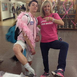 Schreiber High School Celebrates Pink Day With The Maurer Foundation