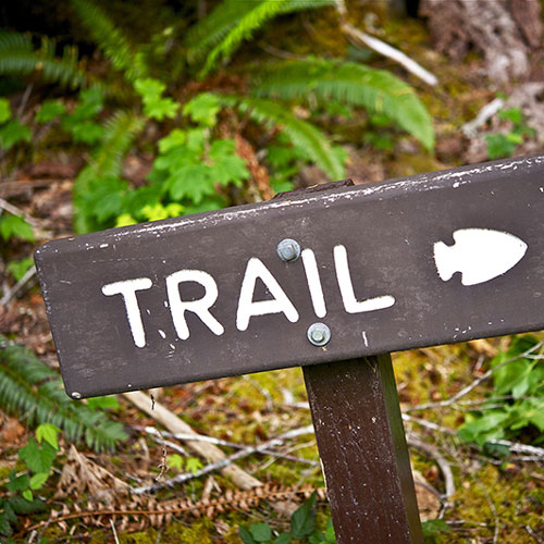 trail sign